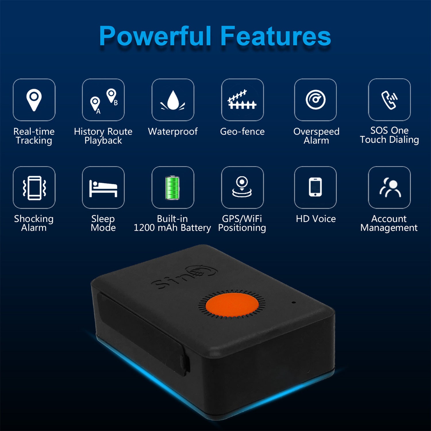 Car GPS Anti-Theft Device - Versatile & Compact Design - Perfect for Seniors, Kids, and Pets - Ensure Safety and Security!