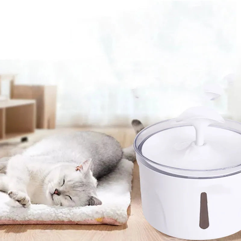 Pet Dog Cat Water Fountain - Electric Automatic Dispenser - Home Use Functionality - Limited Time Offer