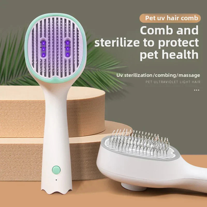 Ensuring Your Pet's Health: The 2-in-1 Disinfecting Massage Comb Makes Grooming a Pleasure