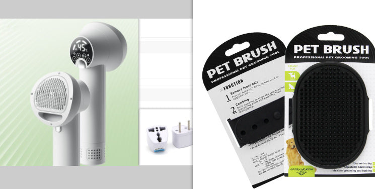 Smart Pet Hair Dryer - Silent Design Pet Drying and Grooming Tool for Daily Home Care