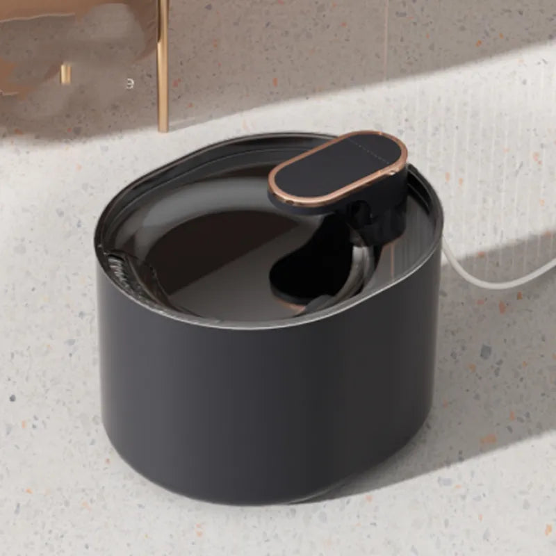 Automatic Pet Water Fountain - Sleek Design - Ideal for Cats and Dogs - Quiet Operation for Peaceful Hydration