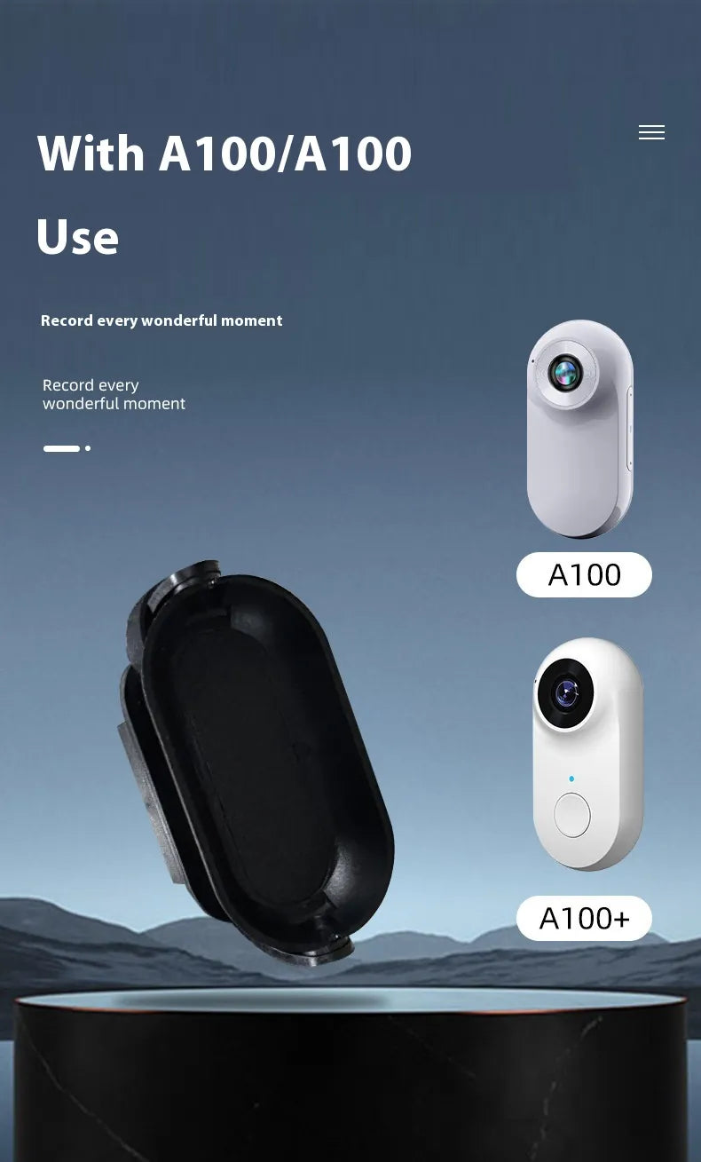 Pet Recorder HD Mini Camera - Magnetic Suction Design - Home and Outdoor Monitoring - Limited Time Discount