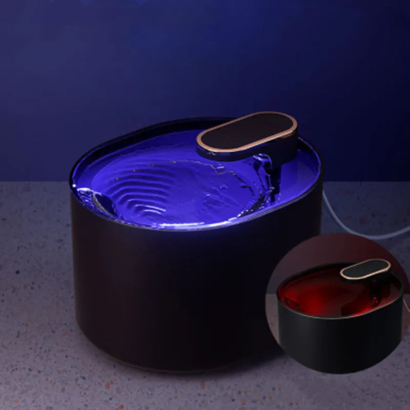 Automatic Pet Water Fountain - Sleek Design - Ideal for Cats and Dogs - Quiet Operation for Peaceful Hydration