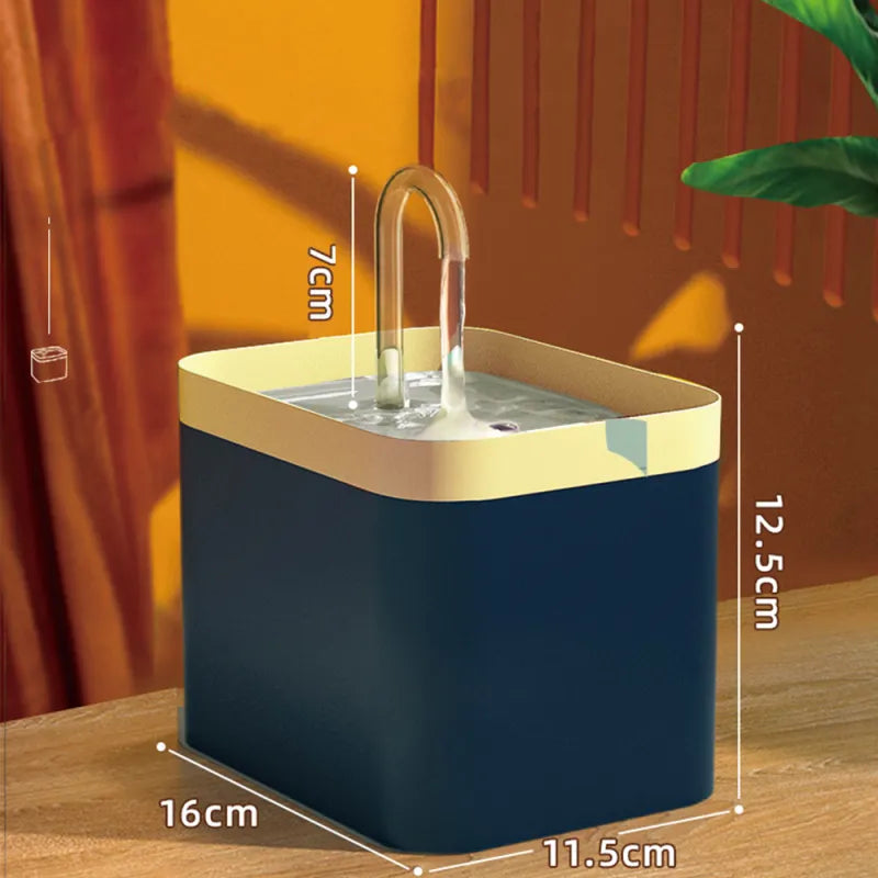 Automatic Cat Water Fountain - Modern Design - Ideal for Cats - Keep Your Pets Hydrated with Quiet Filtration