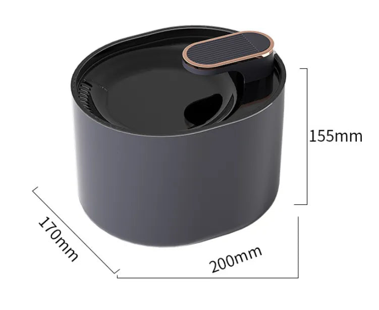 Automatic Pet Water Fountain - Sleek Design - Ideal for Cats and Dogs - Quiet Operation for Peaceful Hydration