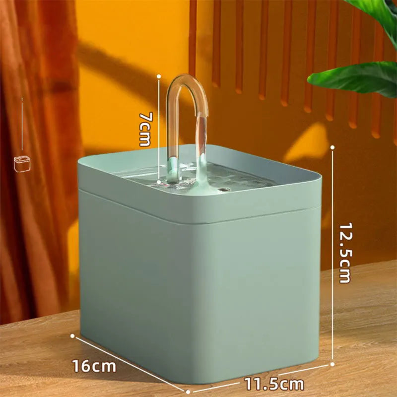 Automatic Cat Water Fountain - Modern Design - Ideal for Cats - Keep Your Pets Hydrated with Quiet Filtration