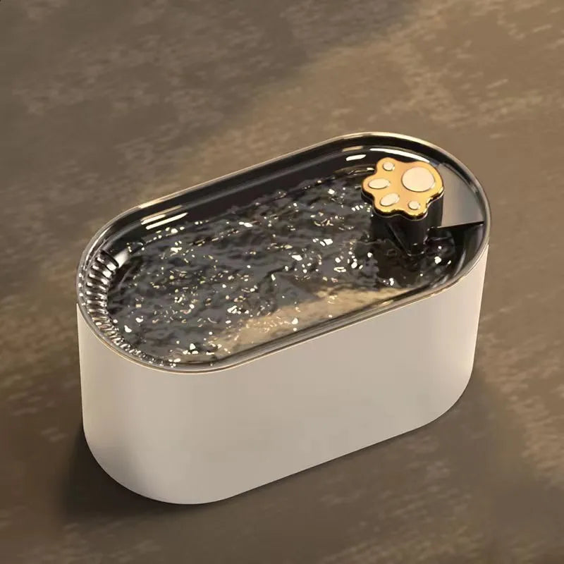 Cat Water Fountain - Modern Design - Ideal for Dogs and Cats - Keep Your Pets Hydrated with Ease