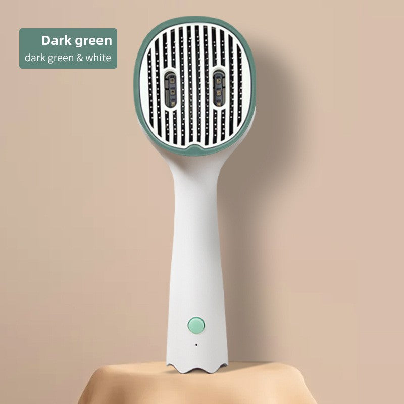 Automatic De-shedding Comb - Ergonomic Design for Pet Cleaning and Grooming