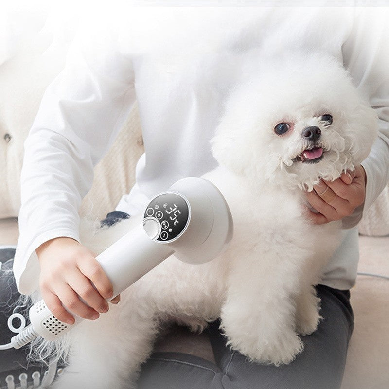 Smart Pet Hair Dryer - Silent Design Pet Drying and Grooming Tool for Daily Home Care