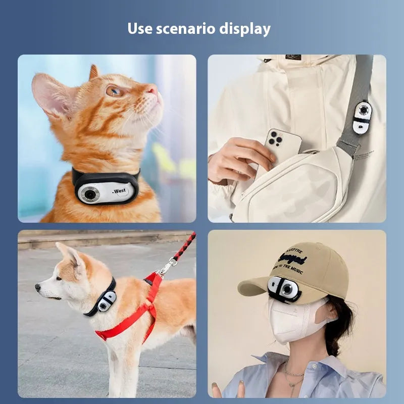 Pet Recorder HD Mini Camera - Magnetic Suction Design - Home and Outdoor Monitoring - Limited Time Discount