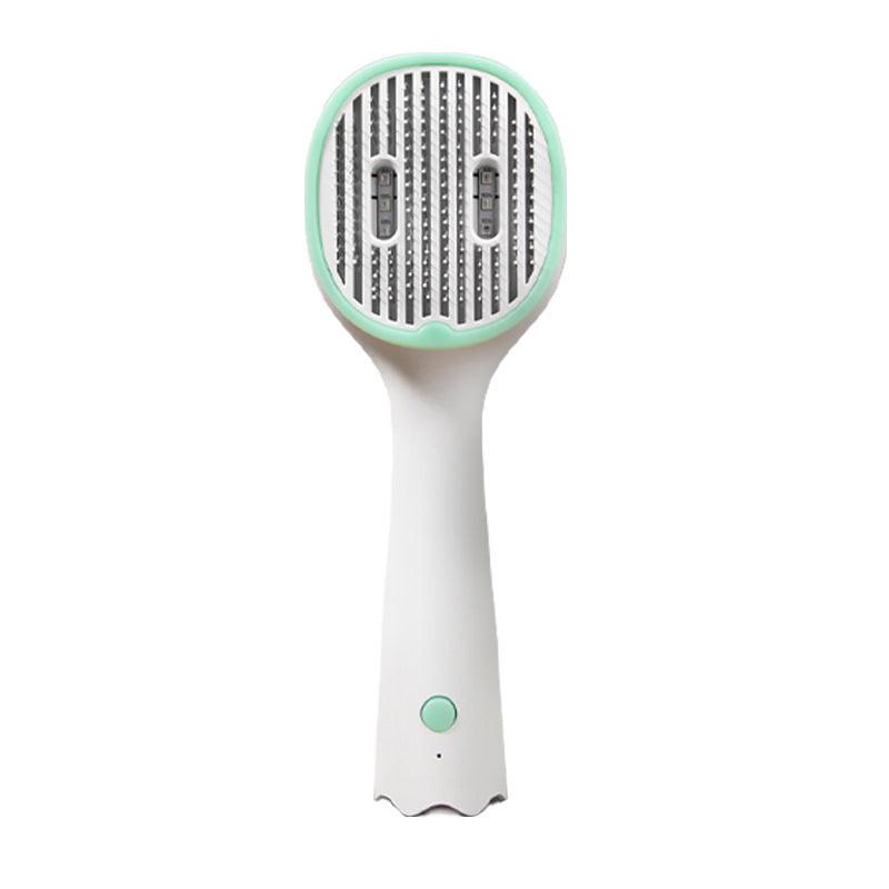 Automatic De-shedding Comb - Ergonomic Design for Pet Cleaning and Grooming