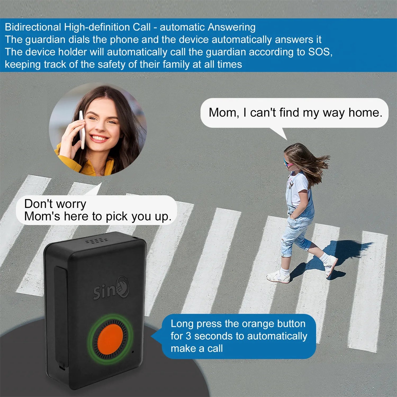 Car GPS Anti-Theft Device - Versatile & Compact Design - Perfect for Seniors, Kids, and Pets - Ensure Safety and Security!