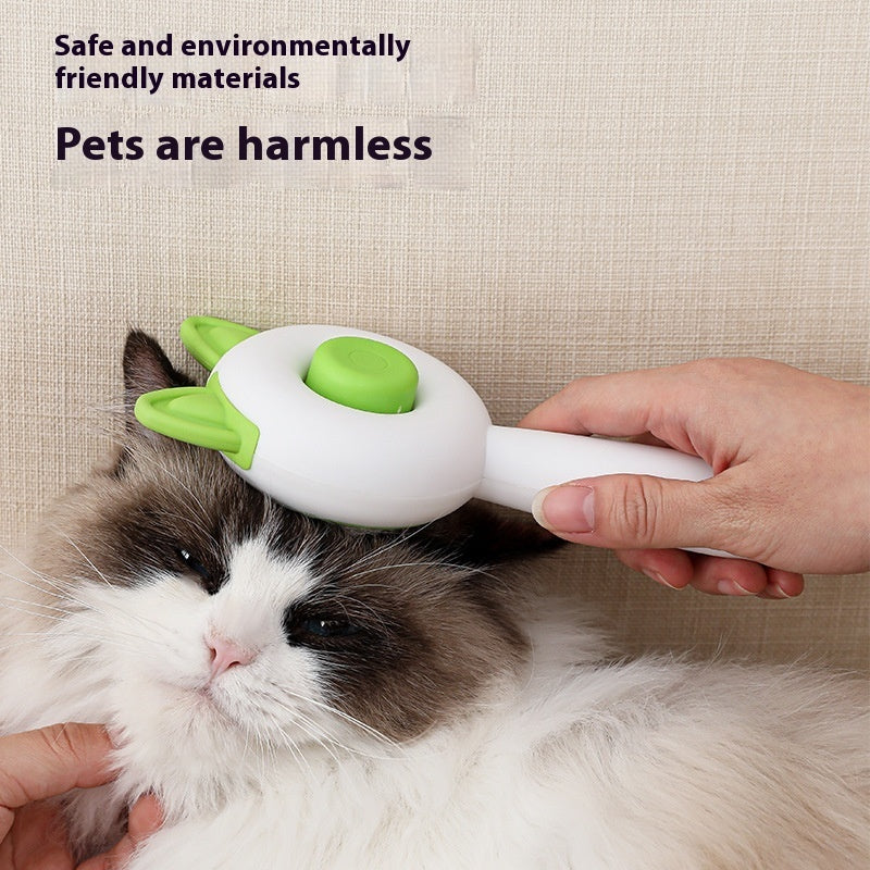 Self-Cleaning Pet Brush for Dogs and Cats - Innovative Grooming Tool for Effortless Pet Maintenance