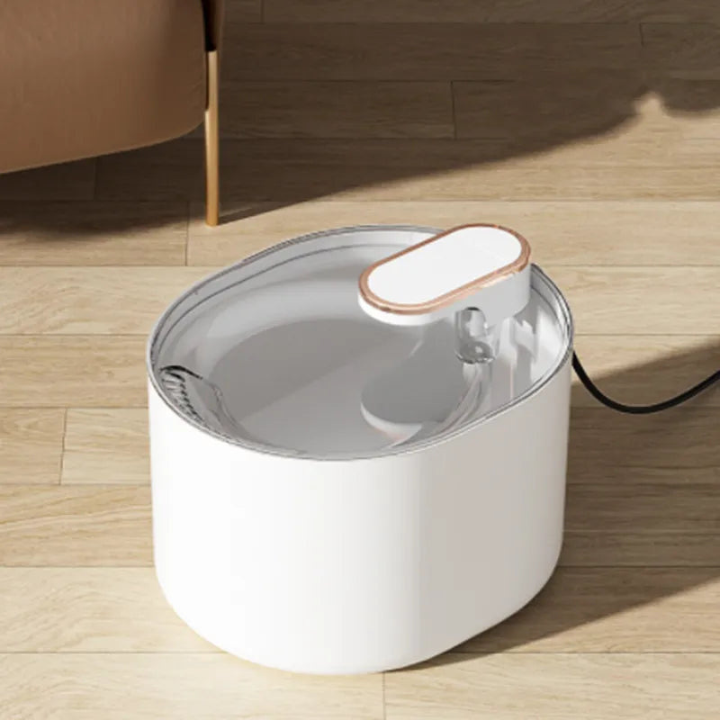 Automatic Pet Water Fountain - Sleek Design - Ideal for Cats and Dogs - Quiet Operation for Peaceful Hydration