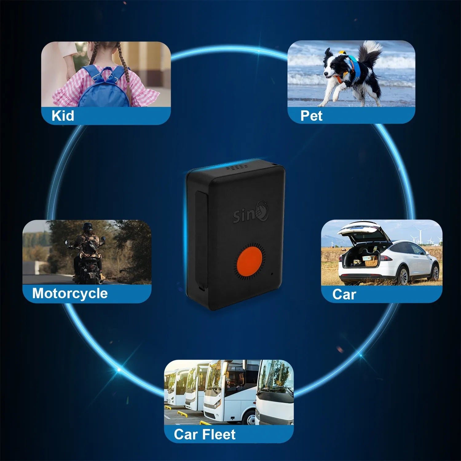Car GPS Anti-Theft Device - Versatile & Compact Design - Perfect for Seniors, Kids, and Pets - Ensure Safety and Security!