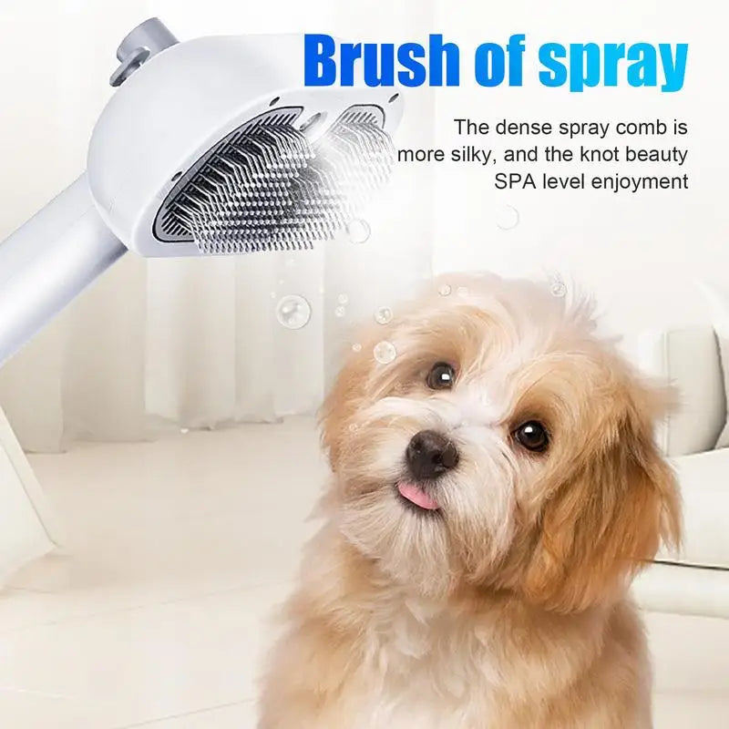 Self-Cleaning Animal Hair Remover Brush for Dogs and Cats - Efficient Grooming Tool for Effortlessly Removing Pet Hair at Home