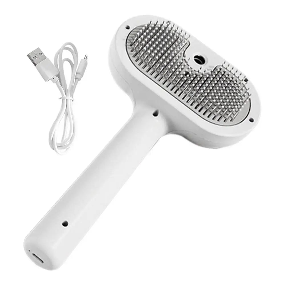 Self-Cleaning Animal Hair Remover Brush for Dogs and Cats - Efficient Grooming Tool for Effortlessly Removing Pet Hair at Home