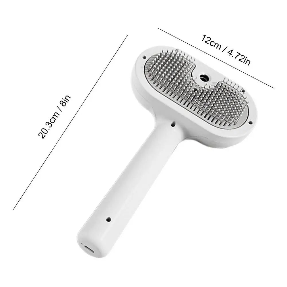 Self-Cleaning Animal Hair Remover Brush for Dogs and Cats - Efficient Grooming Tool for Effortlessly Removing Pet Hair at Home