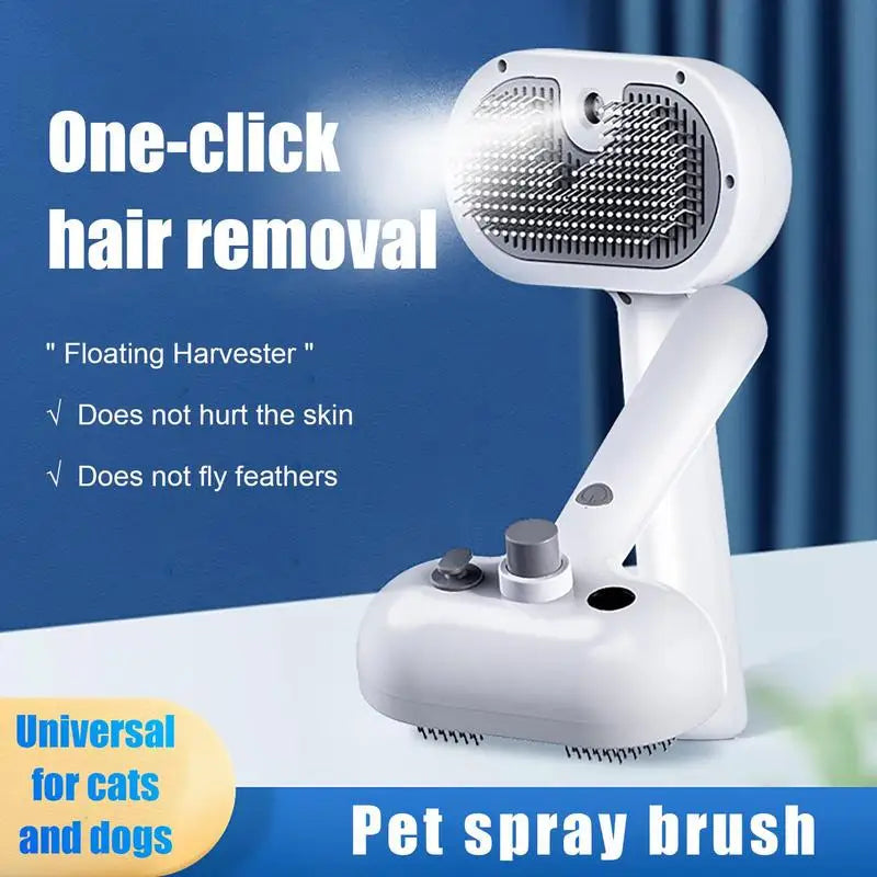Self-Cleaning Animal Hair Remover Brush for Dogs and Cats - Efficient Grooming Tool for Effortlessly Removing Pet Hair at Home