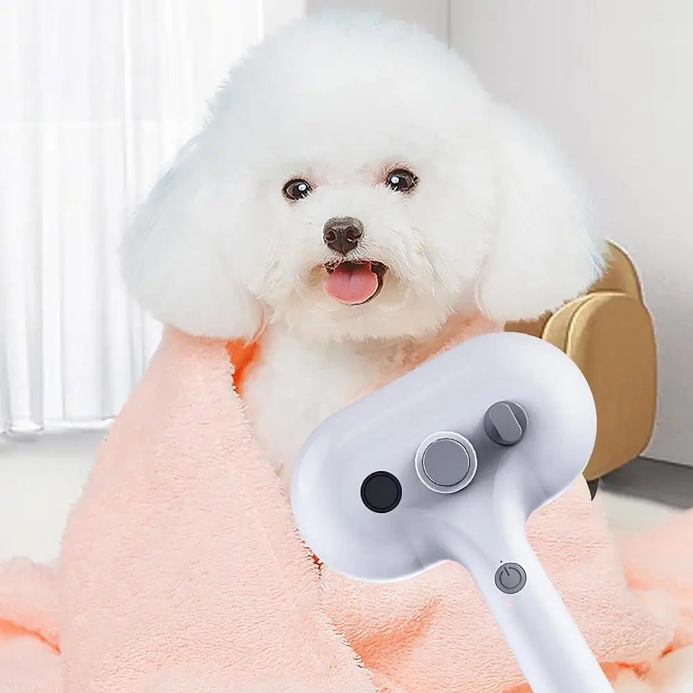 Self-Cleaning Animal Hair Remover Brush for Dogs and Cats - Efficient Grooming Tool for Effortlessly Removing Pet Hair at Home