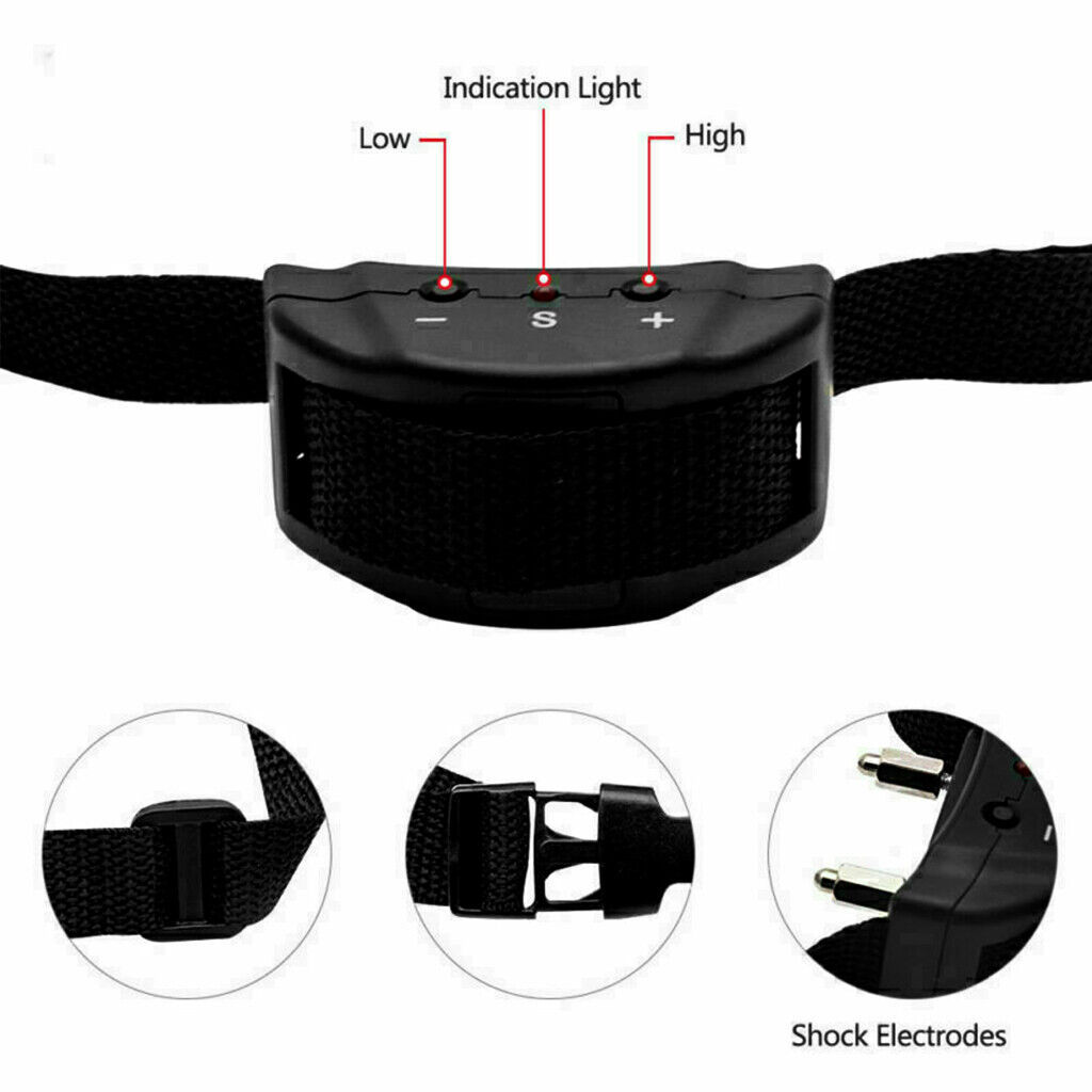 Electric Anti-Bark Dog Training Collar - E-Collar for Bark Control and Behavior Management