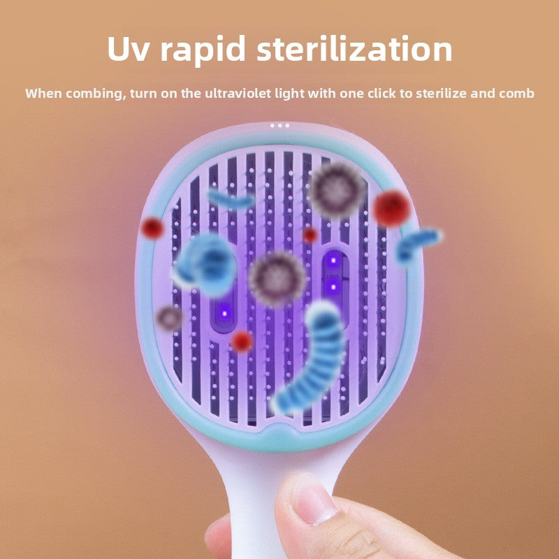 Automatic De-shedding Comb - Ergonomic Design for Pet Cleaning and Grooming