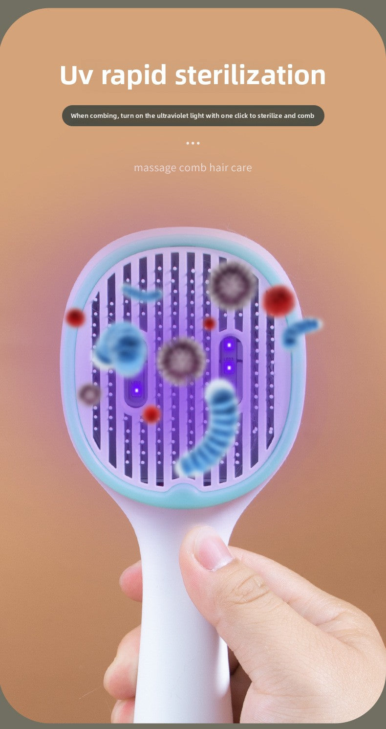 Automatic De-shedding Comb - Ergonomic Design for Pet Cleaning and Grooming