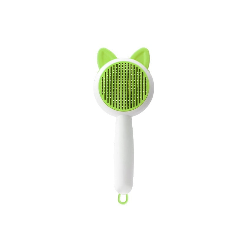 Self-Cleaning Pet Brush for Dogs and Cats - Innovative Grooming Tool for Effortless Pet Maintenance