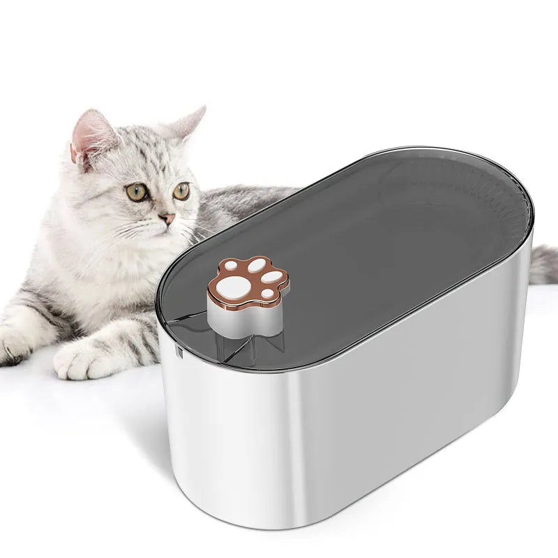 Cat Water Fountain - Modern Design - Ideal for Dogs and Cats - Keep Your Pets Hydrated with Ease