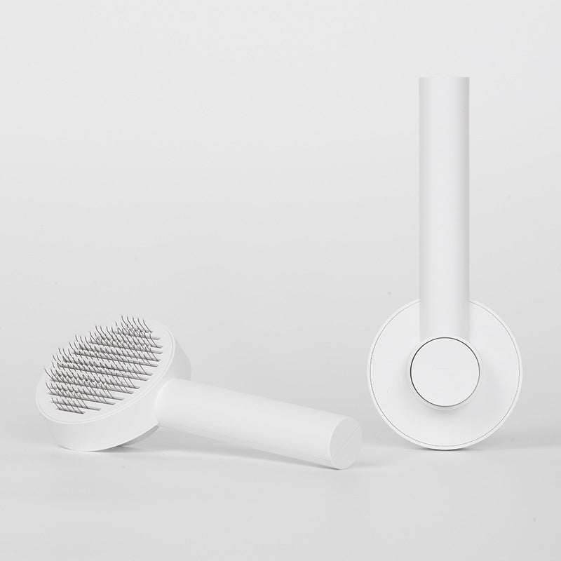 Pet Needle Comb Hair Remover Brush - Self-Cleaning Grooming Tool for Dogs and Cats