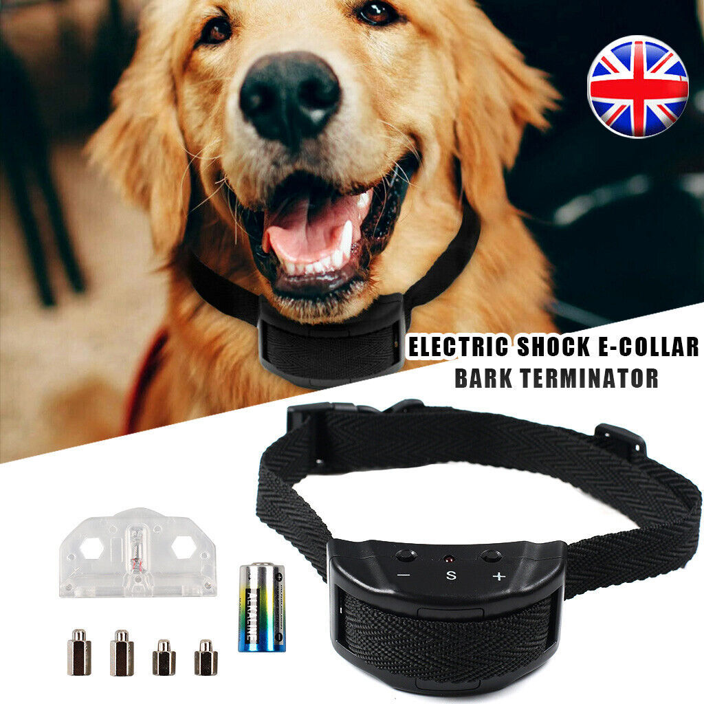 Electric Anti-Bark Dog Training Collar - E-Collar for Bark Control and Behavior Management