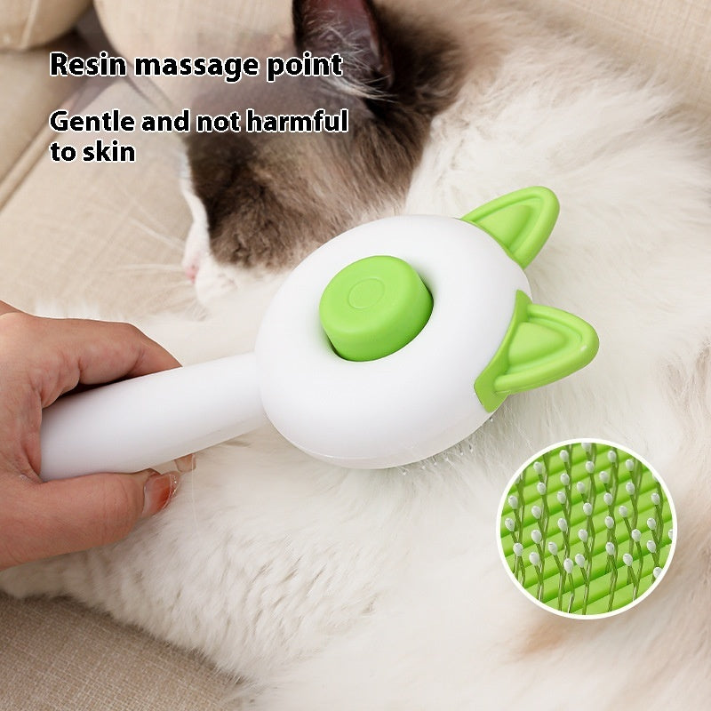 Self-Cleaning Pet Brush for Dogs and Cats - Innovative Grooming Tool for Effortless Pet Maintenance